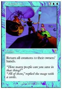 MTG English Evacuation NM Normal 7th Edition - Image 1