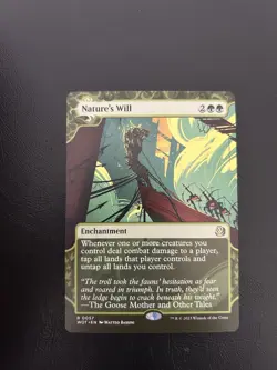 Nature's Will Wilds of Eldraine: Enchanting Tales Regular Rare Mtg 57 - Image 1