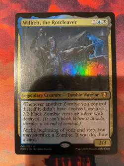 MTG Innistrad Midnight Hunt Wilhelt the Rotcleaver Foil - Image 1