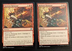MTG - x2 Ruinous Rampage - Edge of Eternities - Pack Fresh!! - Image 1