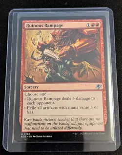MTG - x2 Ruinous Rampage - Edge of Eternities - Pack Fresh!! - Image 2
