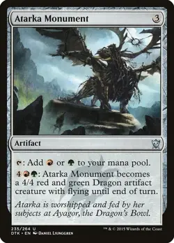 MTG Atarka Monument - Dragons of Tarkir (DTK) NM UC #235 - Image 1