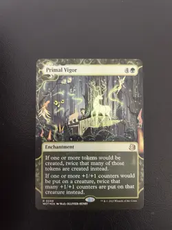 Foil Primal Vigor Wilds of Eldraine: Enchanting Tales Rare Mtg 59 - Image 1