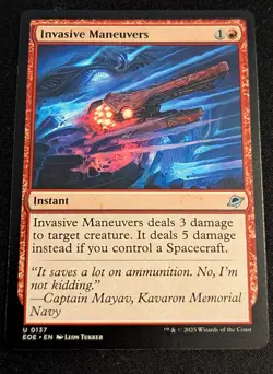 MTG - Invasive Maneuvers - Edge of Eternities - Pack Fresh!! - Image 1