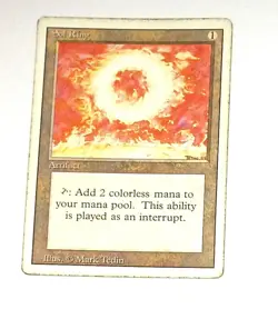 Magic the Gathering * MTG * 1 x Sol Ring * Revised * - Image 1