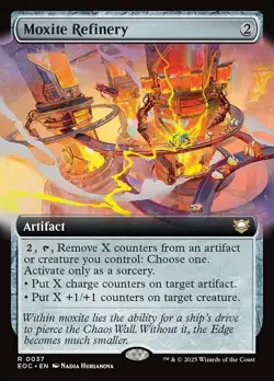 1x (37) Moxite Refinery - EXTENDED ART MTG Commander Edge of Eternities NM Magic - Image 1