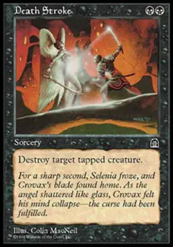 Death Stroke - Medium Play MTG Stronghold - Image 1