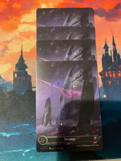 MTG Edge of Eternities Swamp Galaxy Foil x 4 - Image 1