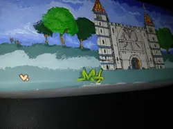 Mtg Hand Painted Art Box Tabernacle At Pendrell Vale Holds X400 Magic Cards - Image 3