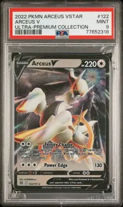 PSA 9 MINT Arceus V UPC Metal Promo Pokemon 122/172 - Image 1