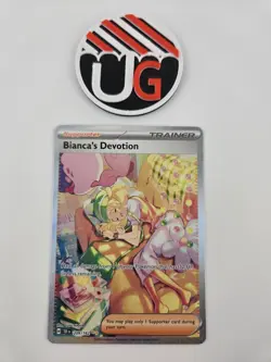 Bianca's Devotion 209/162 SIR Full Art Temporal Forces Pokemon TCG Holo Sleeved - Image 1