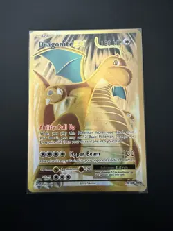 Pokemon TCG Dragonite EX - Evolutions 106/108 Ultra Rare Full Art Holo LP - Image 1