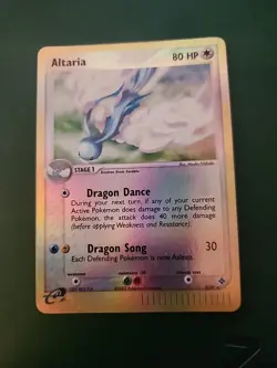 Altaria 2/97 EX Dragon Reverse Holo Rare E-Series E-Reader Pokemon TCG MINT - Image 1