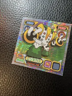 Regigigas Laser Seal Retsuden Sticker AB3 Japanese 2008 Pokemon US SELLER NM - Image 3