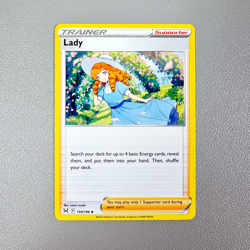 Pokemon TCG Trainer Cards (2) - Lady 159/196 Uncommon | 2022 Lost Origin - Image 3