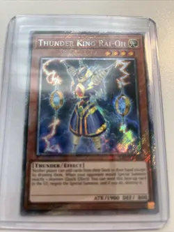 Yugioh Thunder King Rai-Oh (Platinum Secret Rare) RA03-EN206 - Image 1