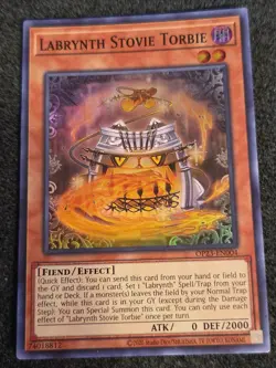 Labrynth Stovie Torbie OP23-EN004 OTS Super Rare Unlimited VLP Yugioh - Image 1