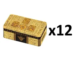 2022 YuGiOh TCG English Tin of the Pharaoh's Gods CASE (12 Tins) IN STOCK! - Image 1