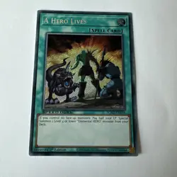 A Hero Lives - SGX2-ENA16 - NM - Secret Rare - 1st ed - Speed Duel -Yugioh - Image 1