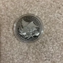 YUGIOH SILVER YCS COIN REGISTRATION DARK MAGICIAN GIRL wow look - Image 1