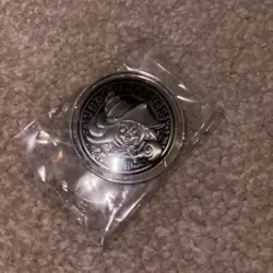 YUGIOH SILVER YCS COIN REGISTRATION DARK MAGICIAN GIRL wow look - Image 3