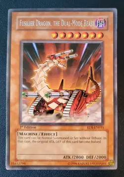 Yugioh Fusilier Dragon, the Dual-Mode Beast RDS-EN031 Rise of Destiny 1st Ed. NM - Image 1