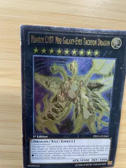 Number C107: Neo Galaxy-Eyes Tachyon Dragon PRIO-EN041 1st Ed Ultimate LP Yugioh - Image 3