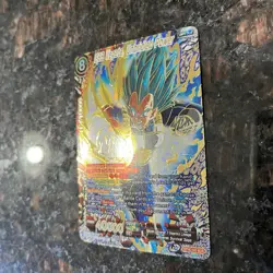 SSB Vegeta Unbridled Power Secret Rare Alt Art Foil Dragon Ball Super Card | NM - Image 2