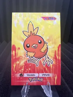 Torchic #255 - Cracked Ice Holo - Card Database 3 - Pokemon Card - Image 1