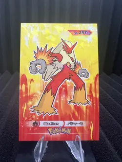 Blaziken #257 - Cracked Ice Holo - Card Database 3 - Pokemon Card - Image 1