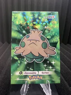 Shroomish #285 - Cracked Ice Holo - Card Database 3 - Pokemon Card - Image 1