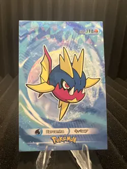 Carvanha #318 - Cracked Ice Holo - Card Database 3 - Pokemon Card - Image 1