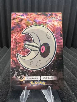 Lunatone #337 - Cracked Ice Holo - Card Database 3 - Pokemon Card - Image 1