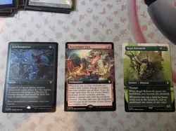 MTG Crimp Cards Arachnogenesis Regal Behemoth Descendants' Fury Similar Pattern - Image 1