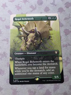 MTG Crimp Cards Arachnogenesis Regal Behemoth Descendants' Fury Similar Pattern - Image 3