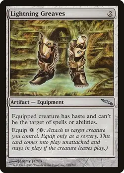 Lightning Greaves Mirrodin MP MTG - Image 1