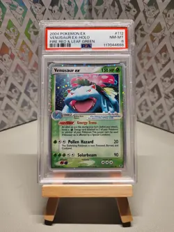 PSA 8 NM/Mint Venusaur ex - Holo Fire Red & Leaf Green #112 2004 Pokemon - Image 1