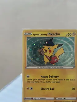 Special Delivery Pikachu SWSH074 SWSH: Sword & Shield Promo Cards Holo - Image 2