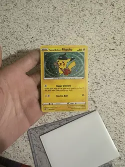 Special Delivery Pikachu SWSH074 SWSH: Sword & Shield Promo Cards Holo - Image 1