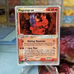 Pokemon Card Magcargo EX 95/97 EX Dragon Set Holo Rare LP - Image 1