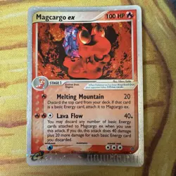 Pokemon Card Magcargo EX 95/97 EX Dragon Set Holo Rare LP - Image 3