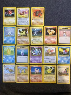 Pokemon CCG Trading Card Lot 18 Cards - Image 1