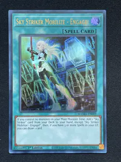 Yugioh Sky Striker Mobilize - Engage! MAMA-EN009 Ultra Rare NM - Image 1