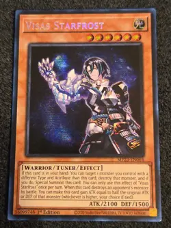 Yugioh Visas Starfrost MP23-EN064 Secret Rare 1st Ed NM - Image 1