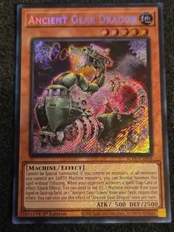 1x (NM) Ancient Gear Dragon - BLTR-EN048 - Secret Rare - 1st Edition YuGiOh - Image 1