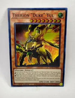 YU-GI-OH! Therion "Duke" Yul. MP23-EN061. 1st Edition Super Rare Card TCG Yugioh - Image 1