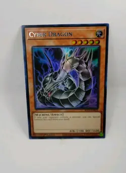 YU-GI-OH! Cyber Dragon. BLC1-EN020. 1st Edition Ultra Rare Card. TCG CCG Yugioh - Image 1