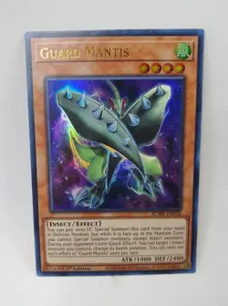 YU-GI-OH! Guard Mantis. BLMR-EN034. 1st Edition Ultra Rare Card. TCG CCG Yugioh - Image 1
