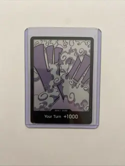 One Piece TS-01 LuffyGear Don card foil YOUR Turn +1000 Pack Fresh - Image 1