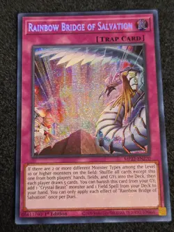 Yugioh TCG Rainbow Bridge of Salvation MP22-EN270 2022 Tin of the Pharaoh's Gods - Image 1
